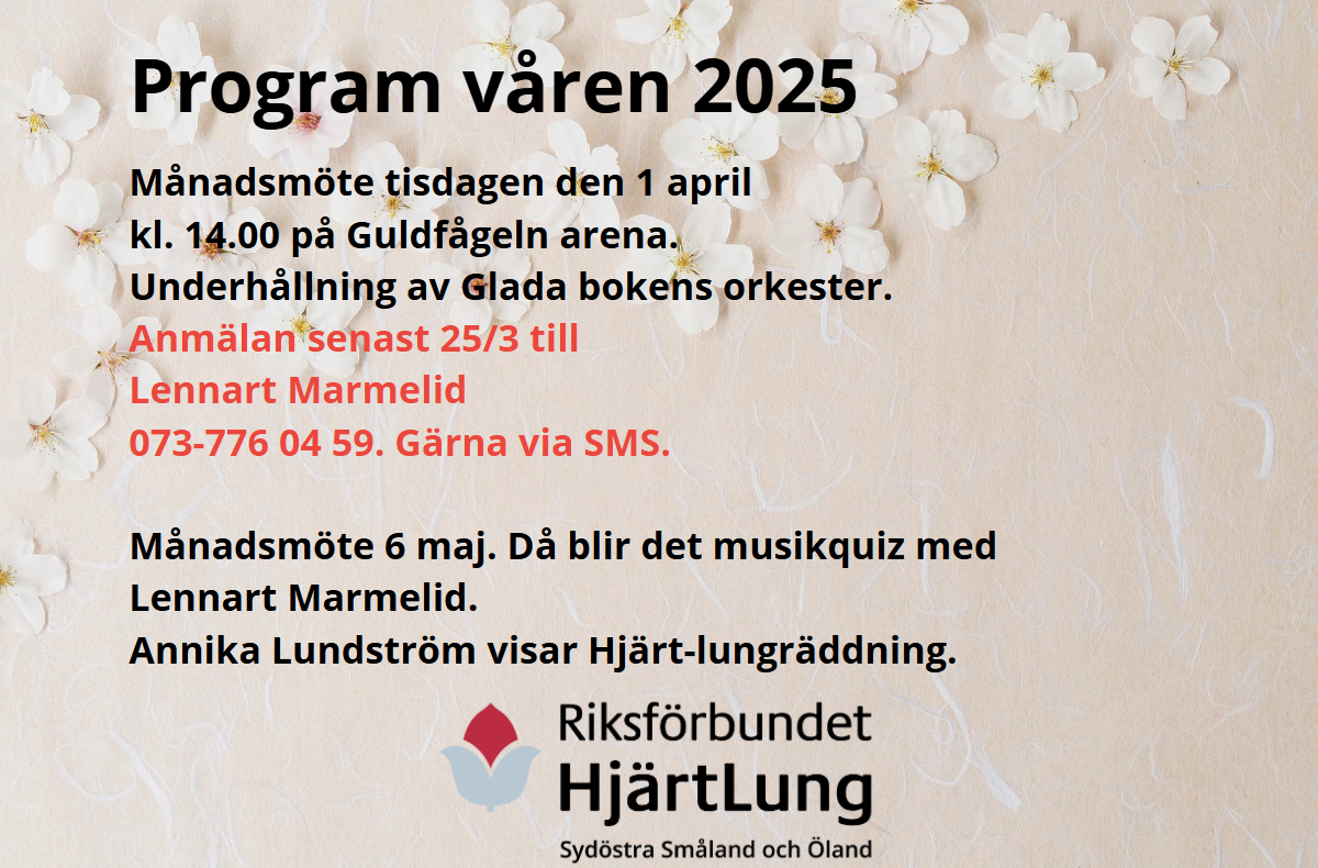 Program våren 2025